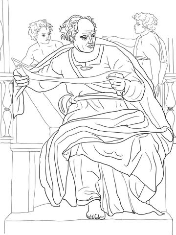 Prophet Joel Coloring Page